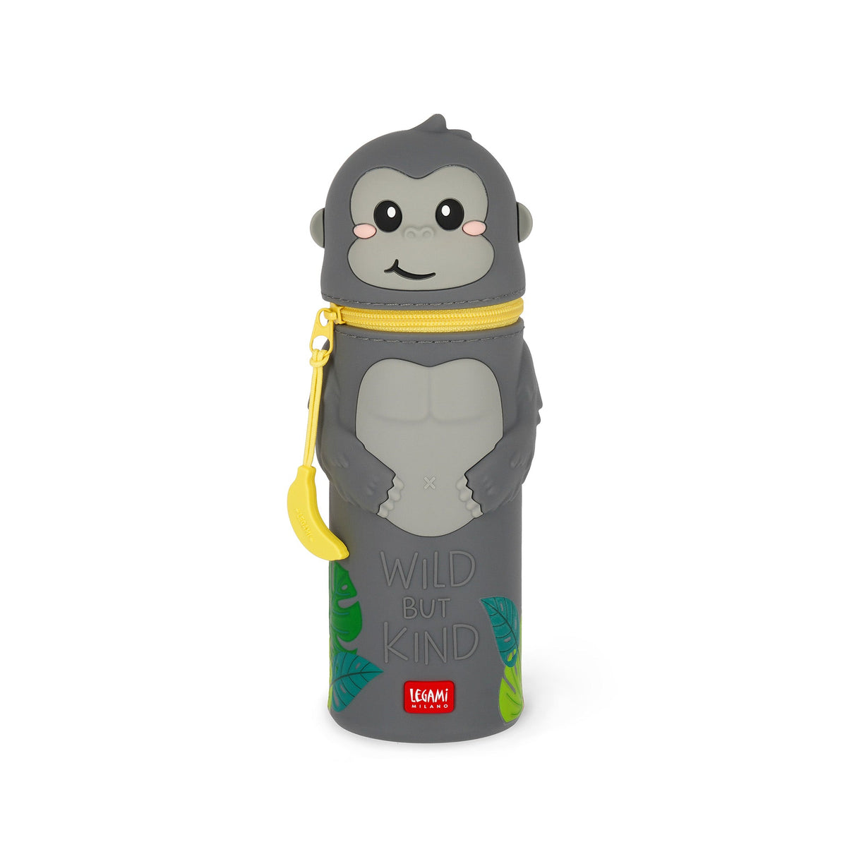 Legami Kawaii Astuccio 2 in 1 in Silicone - Gorilla