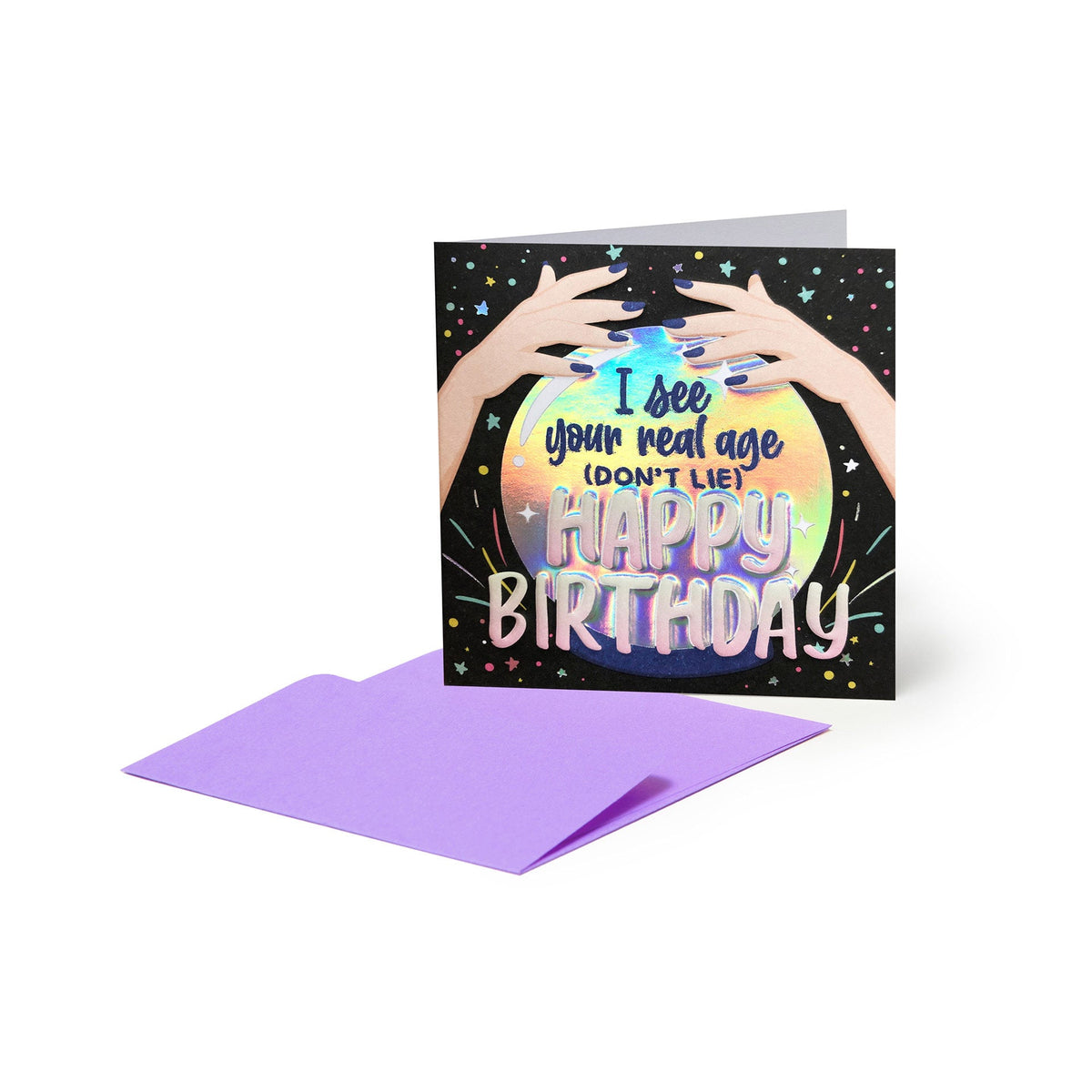 Legami Mini biglietto di compleanno Crystal Ball 7 x 7 cm