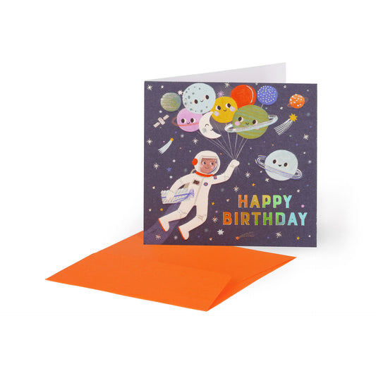 Legami Biglietto di Compleanno Small Space Balloons - foto ufficiale 1