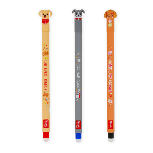 Legami Set di 3 Penne Cancellabili Fur-ever Friends - EPSET0017 - foto 1