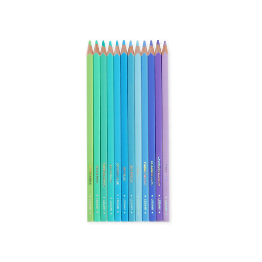 Legami Live Colourfully Set di 12 Matite Colorate Ocean Palette - EV0002 - foto 1
