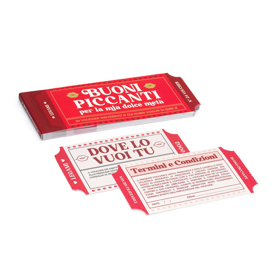 Legami Blocchetto da 24 Voucher Piccanti Italiano - foto ufficiale 2