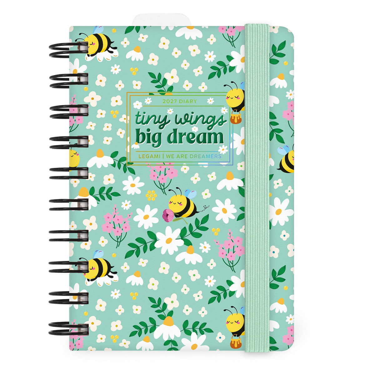 Legami Agenda 2027 Bee Green Small Giornaliera Spiralata