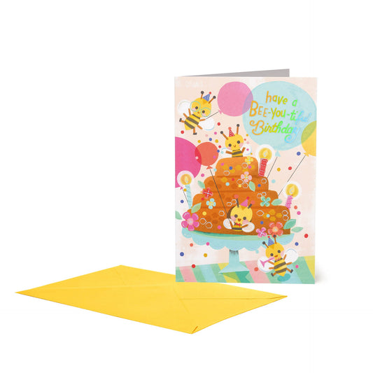 Legami Biglietto d'Auguri Lovely Bee Bee Cake 11,5 x 17 cm