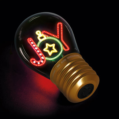 Legami Bulb Fiction Lampada Decorativa Joy Natale, immagine Legami 1