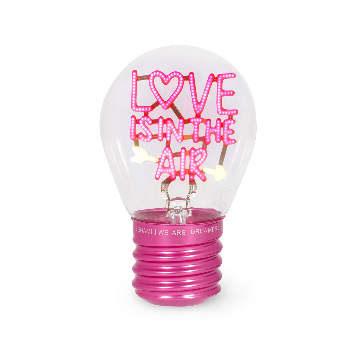 Legami Bulb Fiction Lampada Decorativa Love Is in the Air, immagine Legami 2
