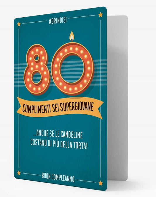 Legami Forever Young Biglietto di Auguri 80 Anni - seconda foto