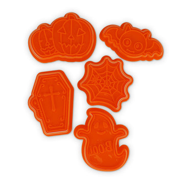 Legami Cookie Time Halloween – Set di 5 formine tagliabiscotti con timbro