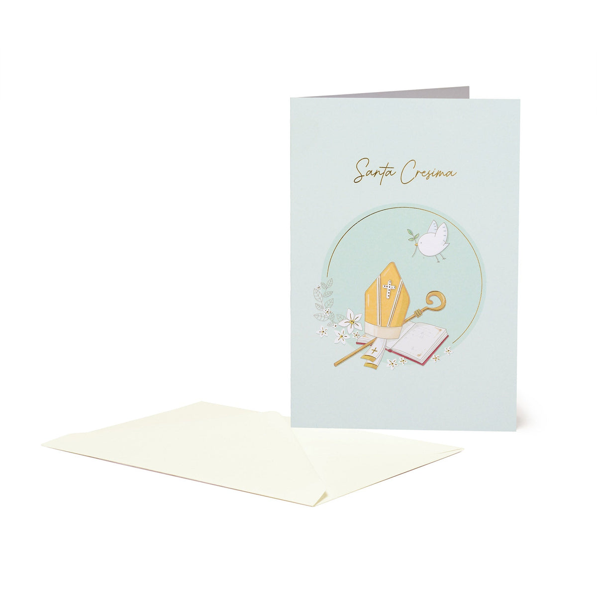 Biglietto Cresima Legami Confirmation originale, codice BG0800