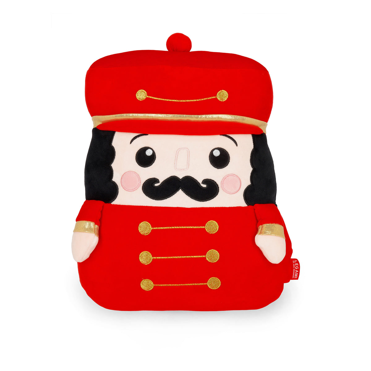 Legami SUS0015 - Legami Super Soft Cuscino Nutcracker Schiaccianoci Natale