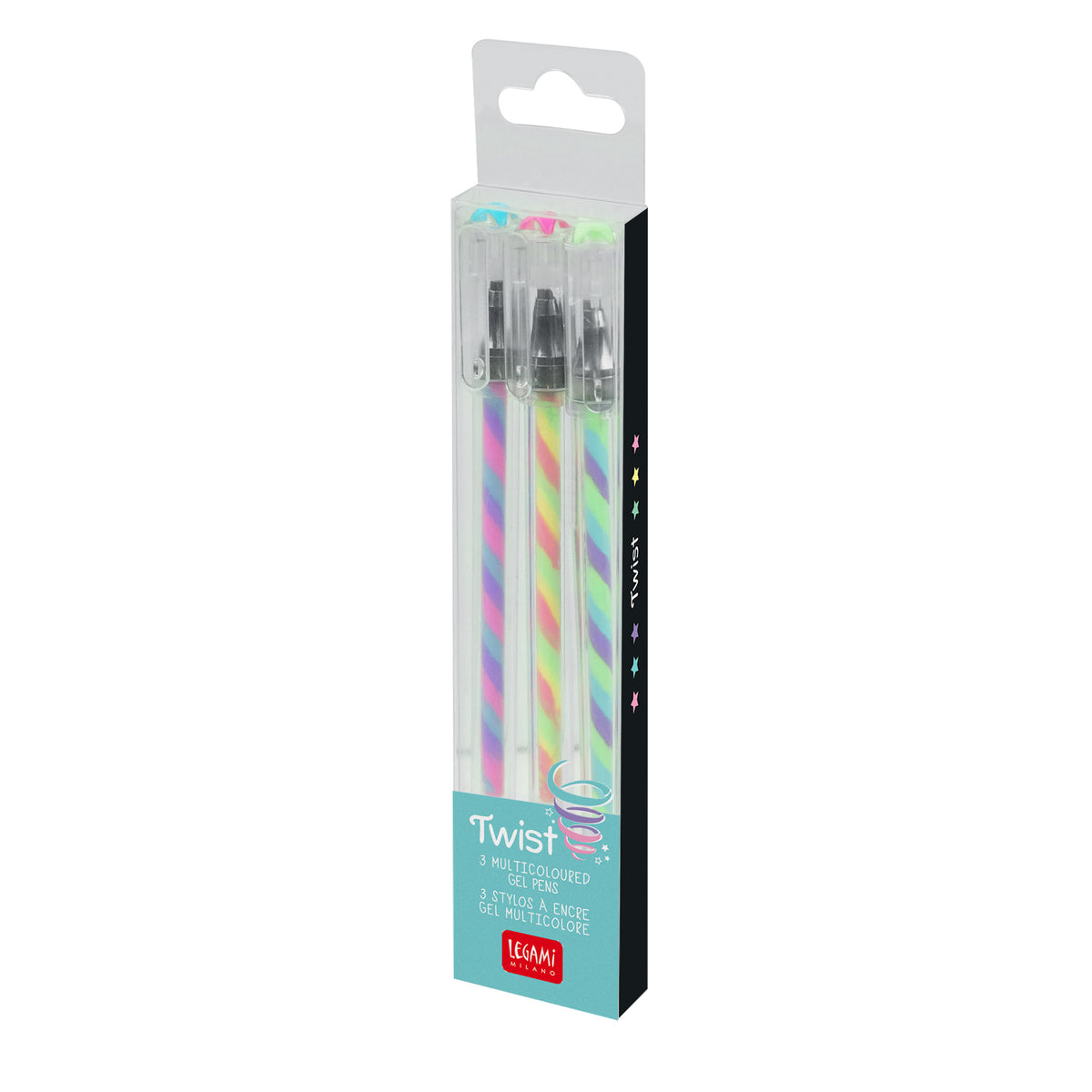 Legami Twist Pen Set di 3 Penne Gel Multicolore, seconda fotografia ufficiale Legami