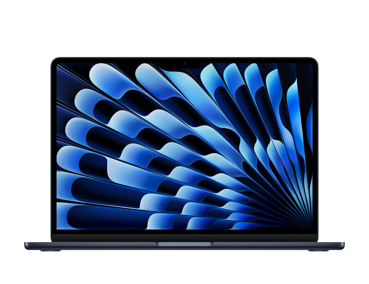 Apple MacBook Air 13″ M4 Mezzanotte ricondizionato, vista frontale