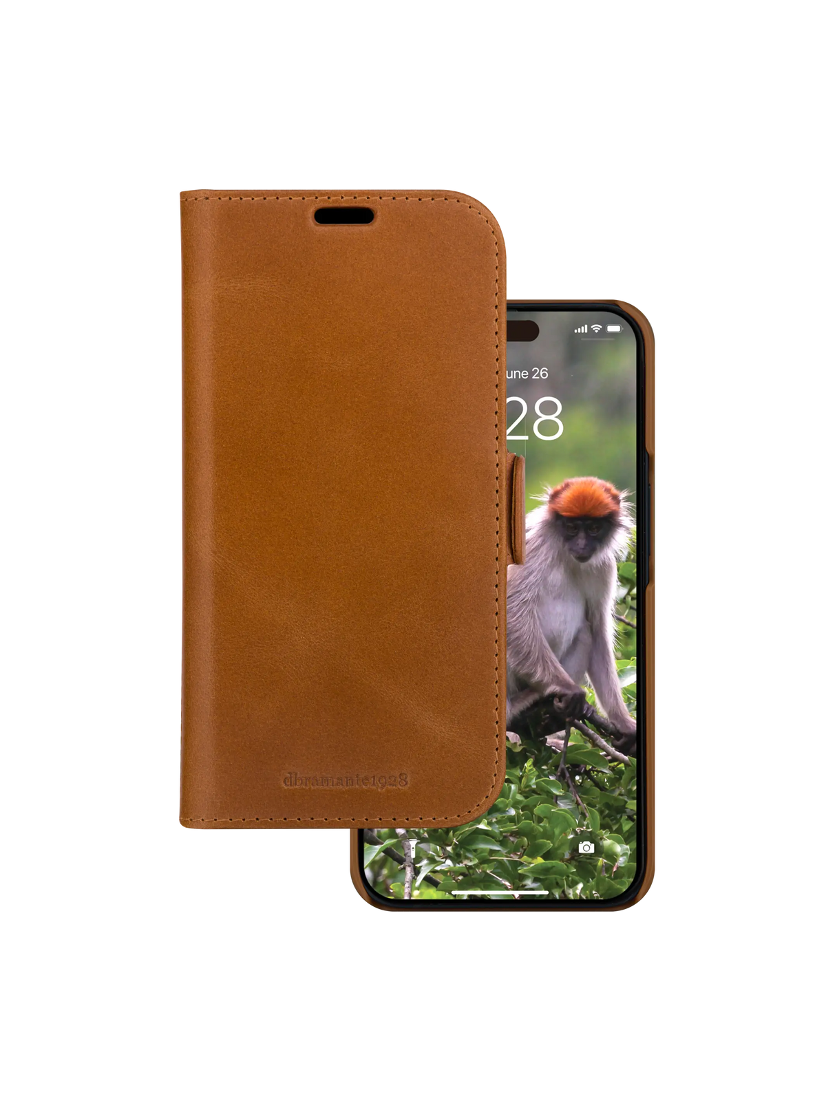 Cover Dbramante1928 per iPhone 15 Pro Max – Lynge 2-in-1 Wallet + Magnetic Case - Tan