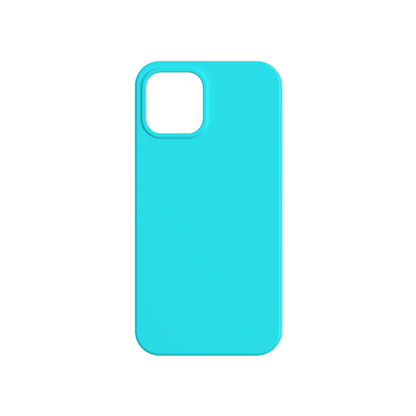 cover silicone liquid per iPhone azzurro